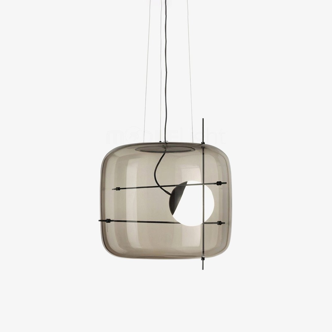 Suspension Frise en verre et métal – faubourg & fils