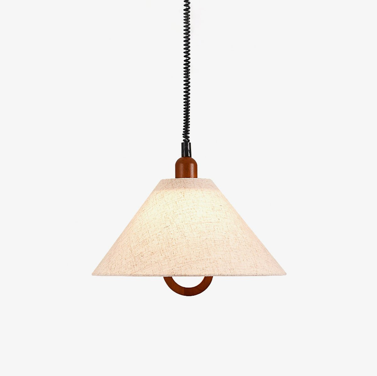 Suspension Lucerne en bois et tissu – faubourg & fils