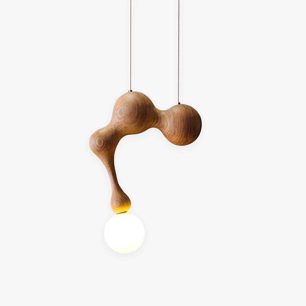 Suspension Mercure en bois et verre – faubourg & fils