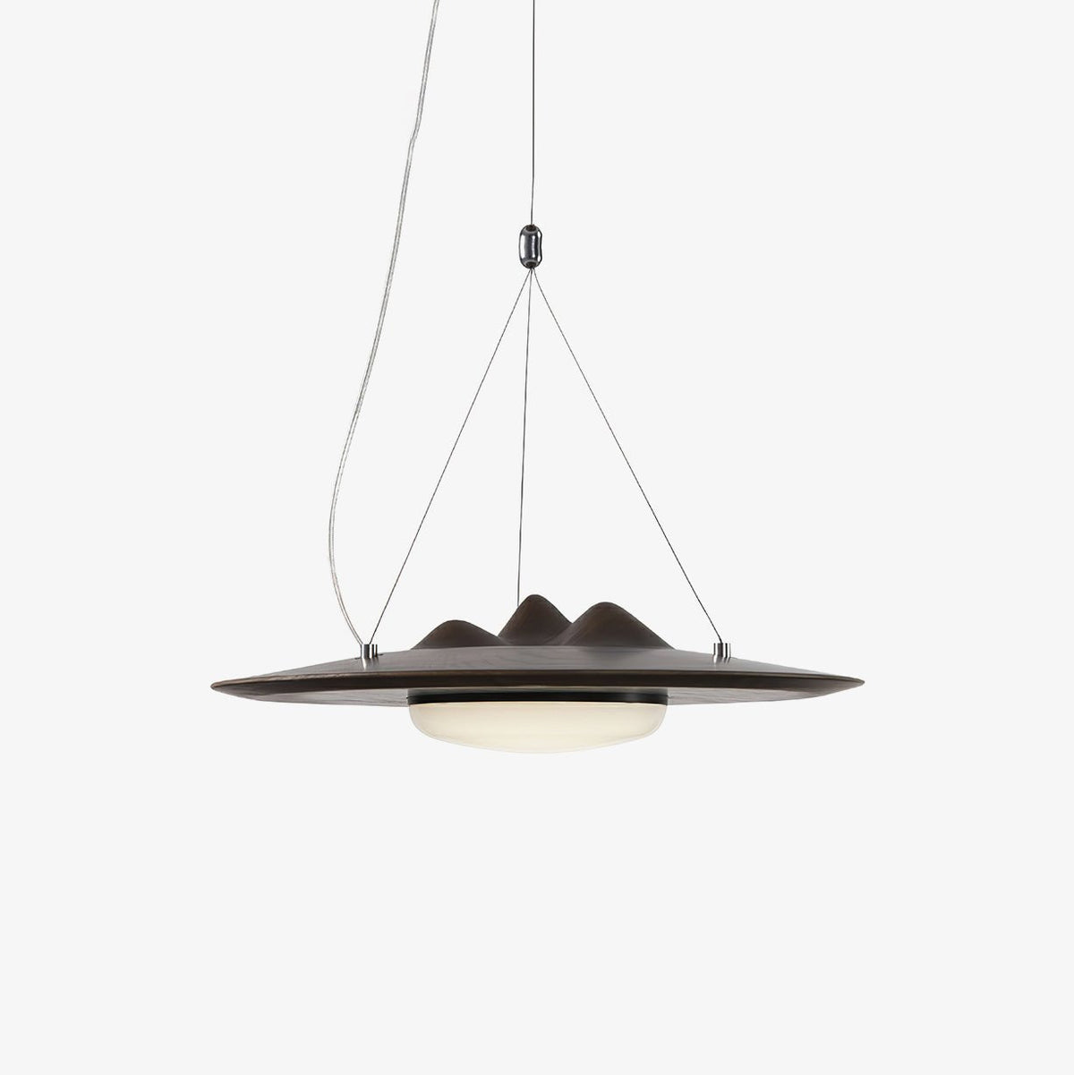 Suspension Ormeau en bois et métal – faubourg & fils