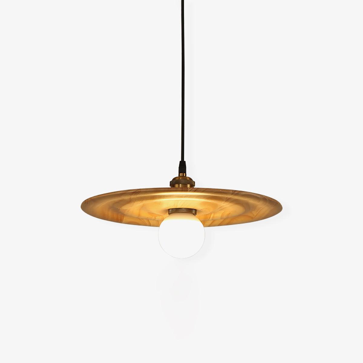 Suspension Oural en verre et bois – faubourg & fils
