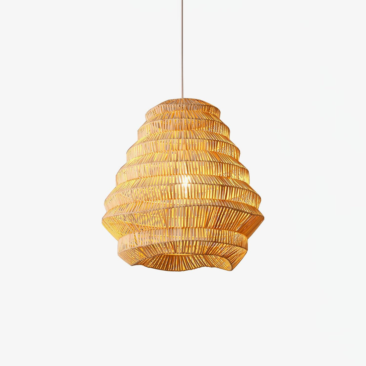Suspension Prélude en bambou et métal – faubourg & fils