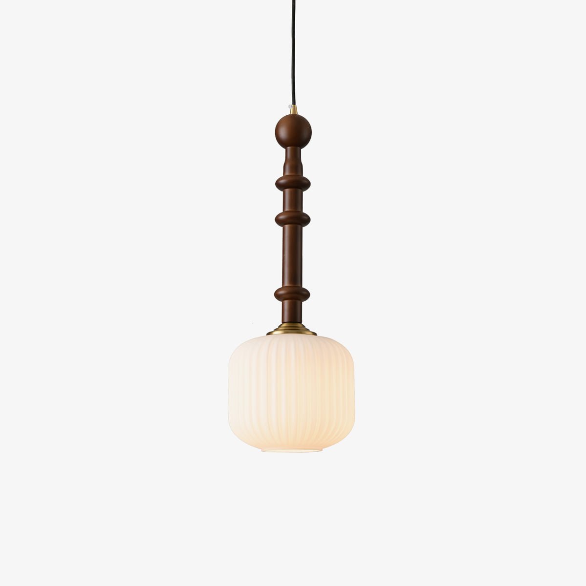 Suspension Rêverie en verre et bois – faubourg & fils