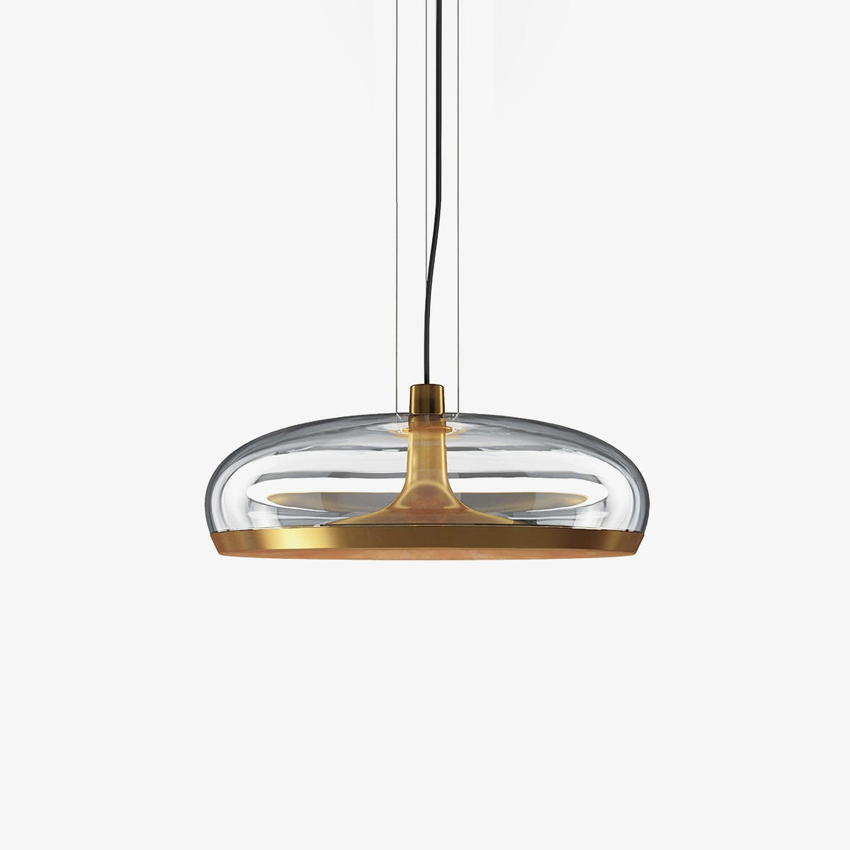 Suspension Silène en verre et métal – faubourg & fils