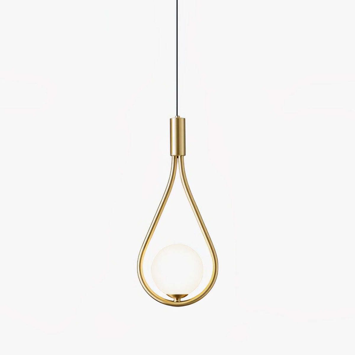 Suspension Sureau en laiton et verre – faubourg & fils
