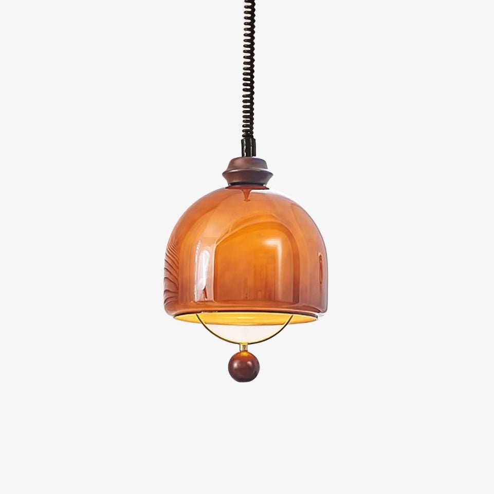 Suspension Topaze en bois et verre – faubourg & fils